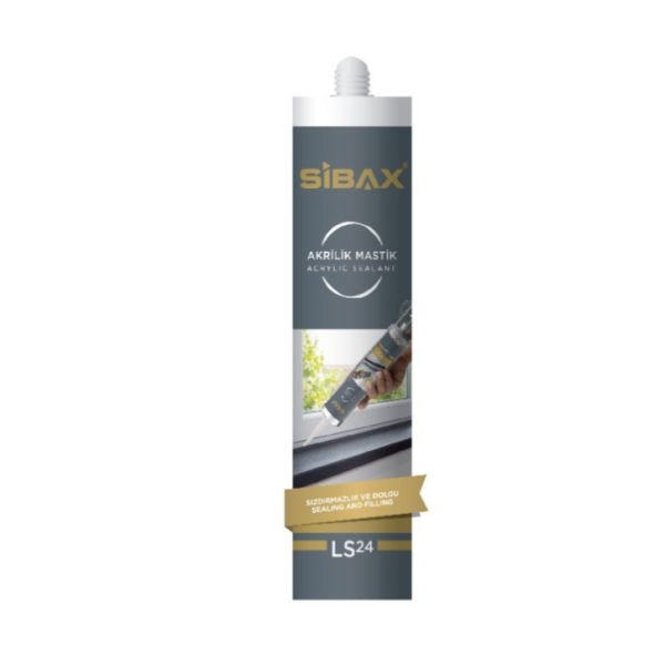 SILICONE ACRYLIQUE BLANC LS24 450G SIBAX