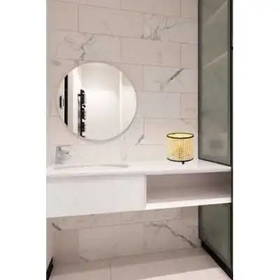 LAMPE DE TABLE ASPECT ROTIN E14 NOIR BEIG - 3