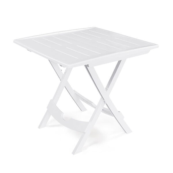 TABLE PLIANTE RUSPINA CARRÉE BLANCHE SOTUFAB PLAST