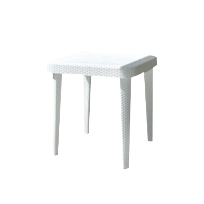 TABLE CARRÉE BLANCHE IBIZA 75*75CM SOFPINCE SOFPINCE - 1