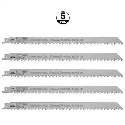 LOT DE 5 LAMES DE SCIE SABRE EN INOX CMT - 1