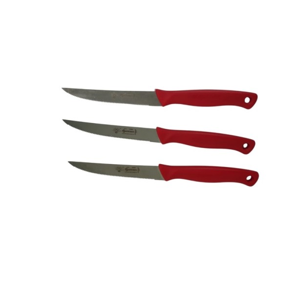 LOT DE 3 COUTEAUX DE CUISINE 12CM SEKKINOX