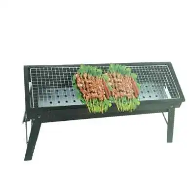 BARBECUE PLIABLE RECTANGULAIRE À CHARBON 60*20CM - 2