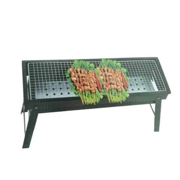 BARBECUE PLIABLE RECTANGULAIRE À CHARBON 60*20CM