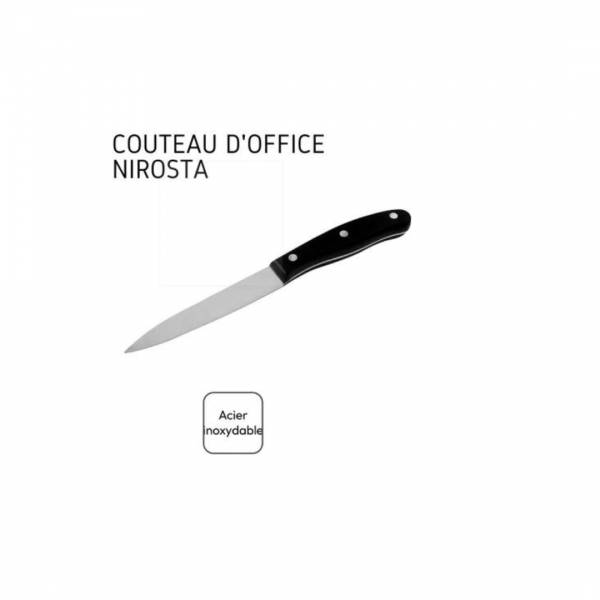 COUTEAU D'OFFICE UNIVERSEL FIT  22CM NIROSTA NIROSTA - 1