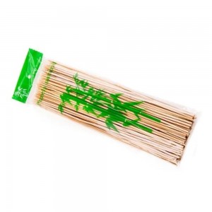 PAQUE DE 100 BROCHETTES EN BOIS 20CM PURELY NATURAL  - 5