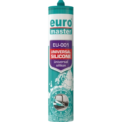 SILICONE UNIVERSEL TRANSPARENT 280G EURO MASTER - 1