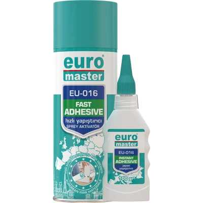 ADHÉSIF RAPIDE 400ML AVEC ACTIVATEUR 80GR EURO MASTER - 1