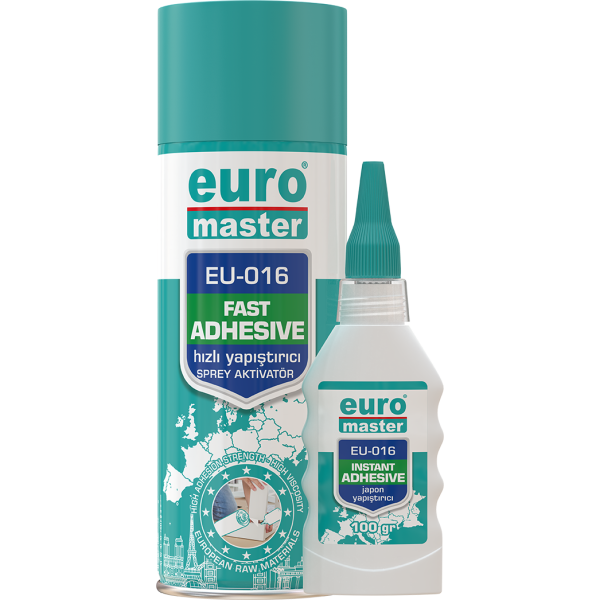 ADHÉSIF RAPIDE 400ML AVEC ACTIVATEUR 80GR EURO MASTER