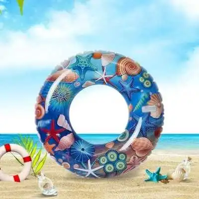 BOUÉE DE PLAGE COQUILLAGE GONFLABLE Ø60CM - 2