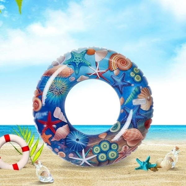 BOUÉE DE PLAGE COQUILLAGE GONFLABLE Ø60CM