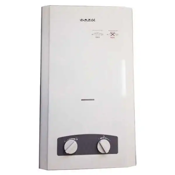 CHAUFFE EAU À GAZ NATUREL 10L BLANC OCEAN