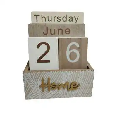 CALENDRIER PERPÉTUEL EN BOIS - 1