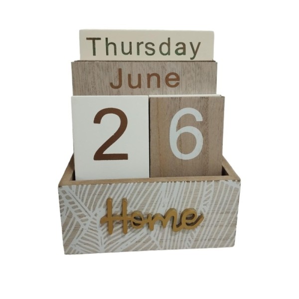 CALENDRIER PERPÉTUEL EN BOIS