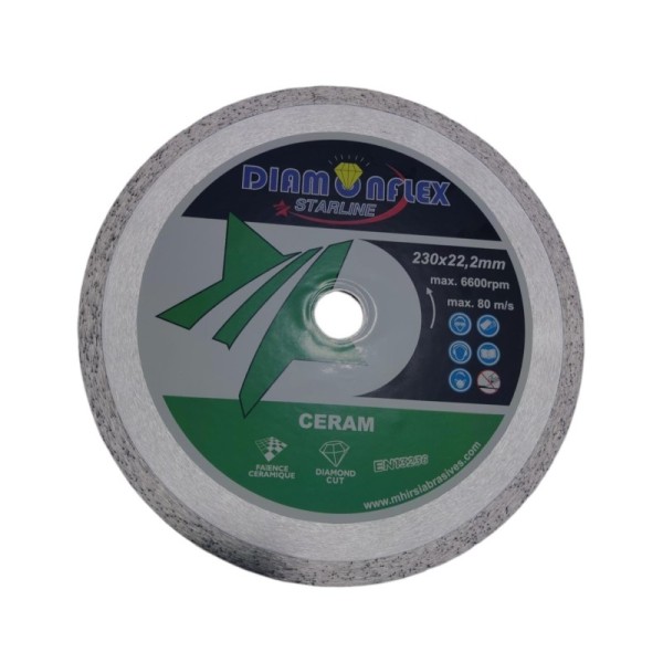 DISQUE DIAMANT CÉRAMIQUE 230*22.2MM DIAMONFLEX STARLINE