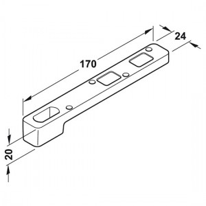 CHARNIÈRE PIVOT 250KG HAFELE  - 4