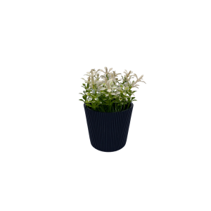 MINI PLANTE ARTIFICIELLE, POT EN PLASTIQUE HAUTEUR 11CM COULEURS  - 2