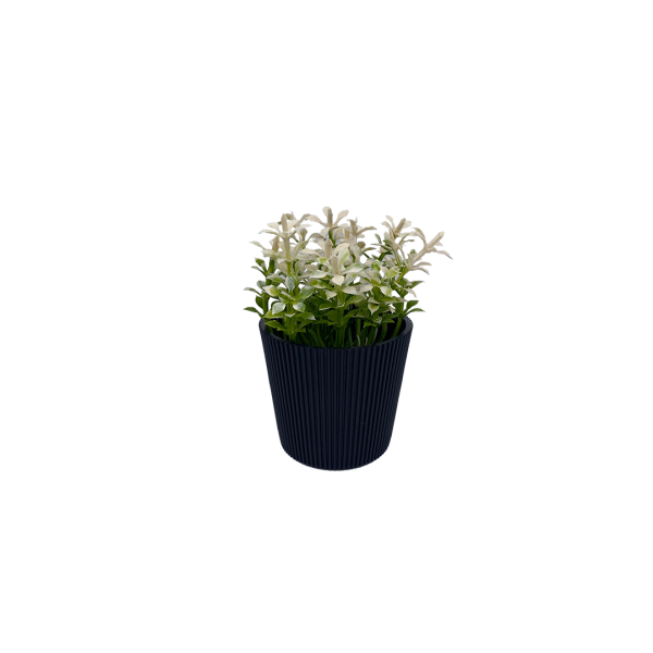 MINI PLANTE ARTIFICIELLE  POT EN PLASTIQUE 11*65MM COULEURS  - 2