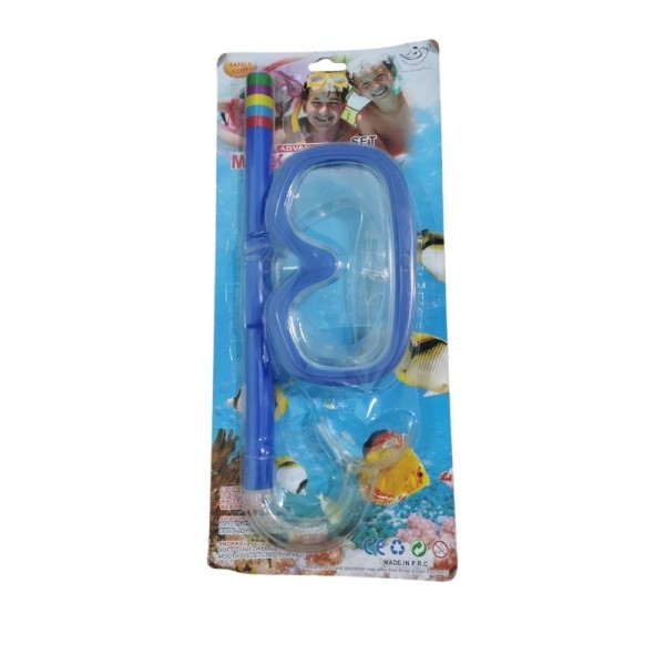 MASQUE DE PLONGÉE TUBA COULEURS