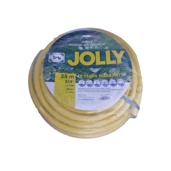 TUYAU D'ARROSAGE Ø19MM JAUNE 25M JOLLY