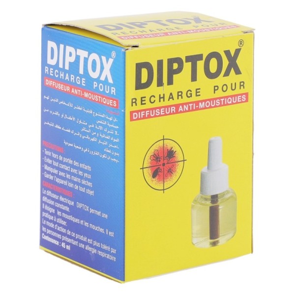 RECHARGE DIFFUSEUR ANTI MOUSTIQUE 45ML DIPTOX