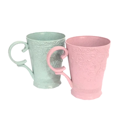 TASSE MOTIF FLORAL EN PLASTIQUE 350ML SOFPINCE SOFPINCE - 6