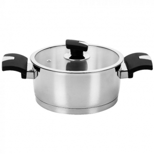 FAITOUT AVEC COUVECLE EN INOX ∅22CM COSMOS WIKOM WINOX - 1