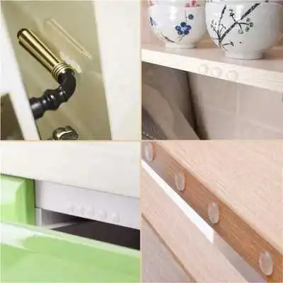 LOT DE 100 PATINS ANTICHOC TRANSPARANT Ø10MM - 2