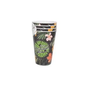 LOT DE 4 VERRES EN PLASTIQUE 400ML MOTIF TITIZ TITIZ - 3