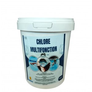 CHLORE MULTIFONCTION EN GALET DE 200G - 1KG AQUA PUR AQUA PUR - 1