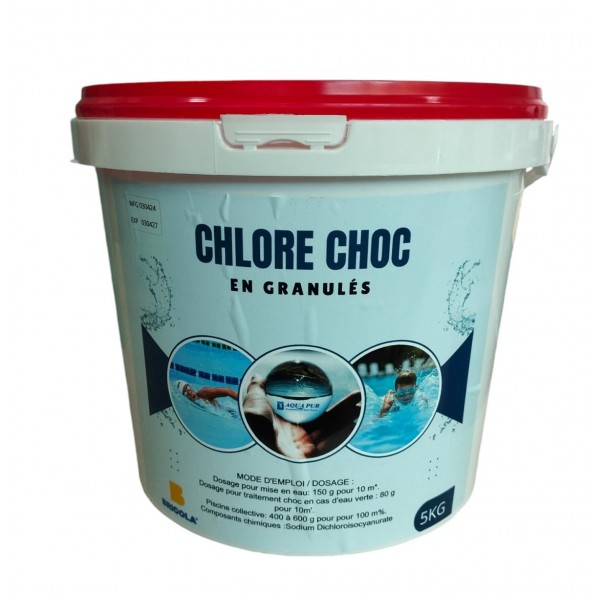 CHLORE CHOC EN GRANULÉS 5KG AQUA PUR AQUA PUR - 1