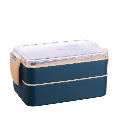 BOITE À REPAS À 2 ÉTAGES AVEC COUVERTS EN PLASTIQUE TITZ TITIZ - 9