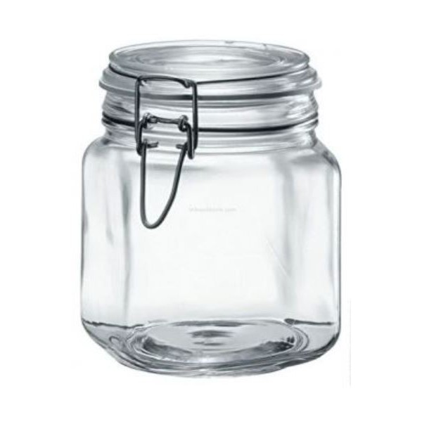 BOCAL HERMÉTIQUE EN VERRE 0.75L