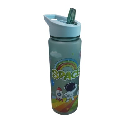 BOUTEILLE D’EAU EN PLASTIQUE AVEC PAILLE 700ML - 2 BOUTEILLE D’EAU EN PLASTIQUE AVEC PAILLE 700ML - 2