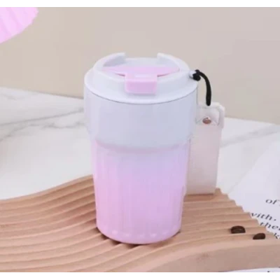 MUG ISOTHERME AVEC COUVERCLE 400ML COULEURS - 4