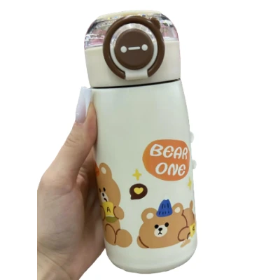 BOUTEILLE ISOTHERME AVEC COUVERCLES 470ML COULEURS - 2