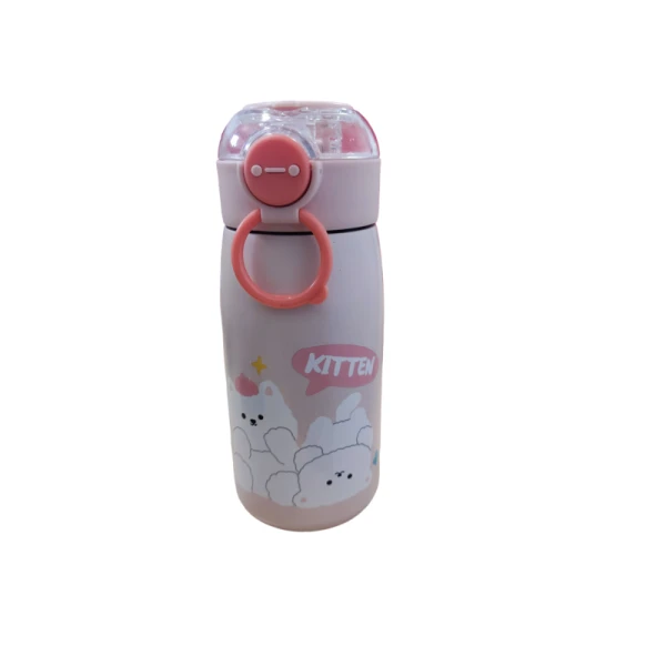 BOUTEILLE ISOTHERME AVEC COUVERCLES 470ML COULEURS