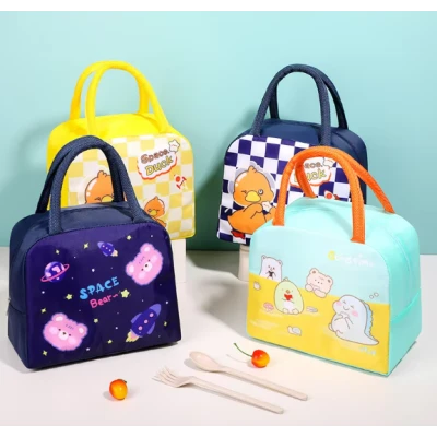 SAC À GOÛTER ISOTHERME 10*10*20CM COULEURS - 1