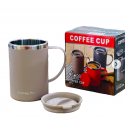 MUG ISOTHERME AVEC COUVERCLE 500ML COULEURS  - 1