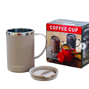 MUG ISOTHERME AVEC COUVERCLE 500ML COULEURS  - 1