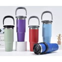 TASSE THERMOS AVEC PAILLE 600ML VACUUM CUP  - 2