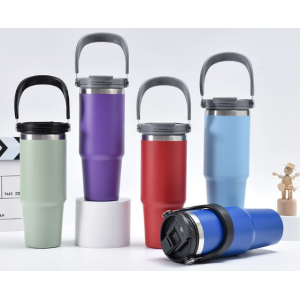 TASSE THERMOS AVEC PAILLE 600ML VACUUM CUP  - 2