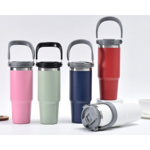 TASSE THERMOS AVEC PAILLE 600ML VACUUM CUP  - 3