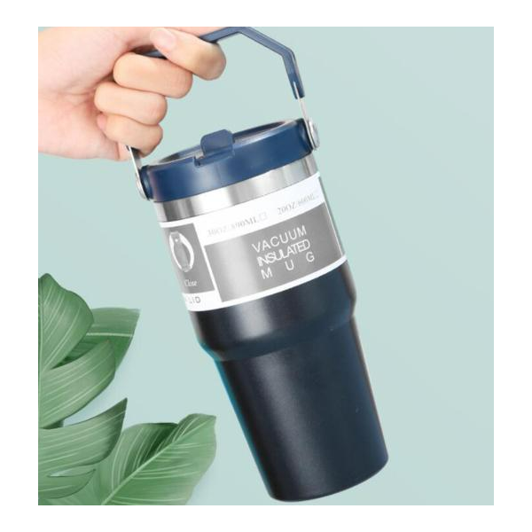 TASSE THERMOS AVEC PAILLE 600ML VACUUM CUP  - 11