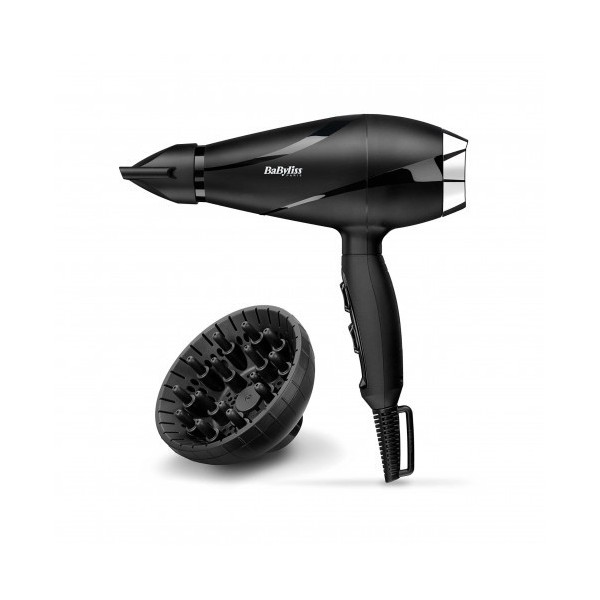 SÈCHE CHEVEUX PROFESSIONNEL 2200W NOIR & ARGENT BABYLISS