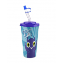 GOBELET AVEC PAILLE EN PLASTIQUE 650ML TITIZ TITIZ - 2