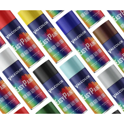 PEINTURE EN SPRAY NOIR MAT 400ML VALCOLOR - 2