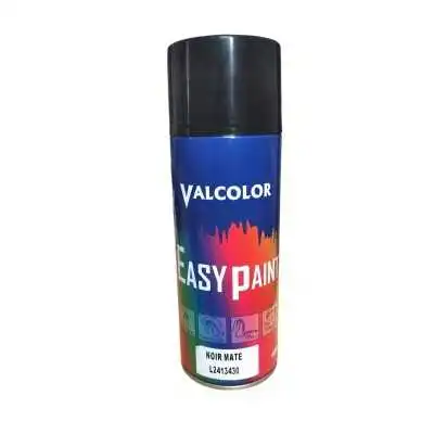 PEINTURE EN SPRAY NOIR MAT 400ML VALCOLOR - 1