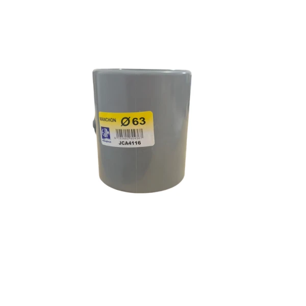 MANCHON PVC À COLLER POUR ÉVACUATION FEMELLE Ø63MM EJIM