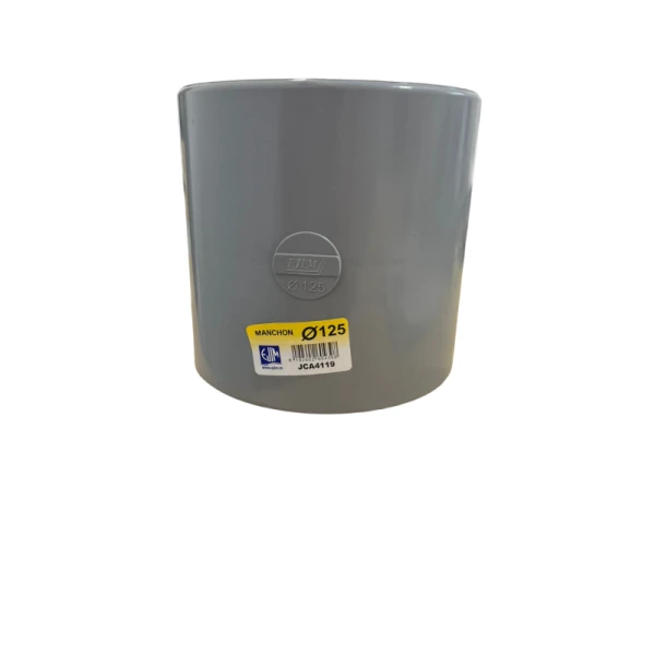MANCHON PVC À COLLER POUR ÉVACUATION FEMELLE Ø125MM EJIM